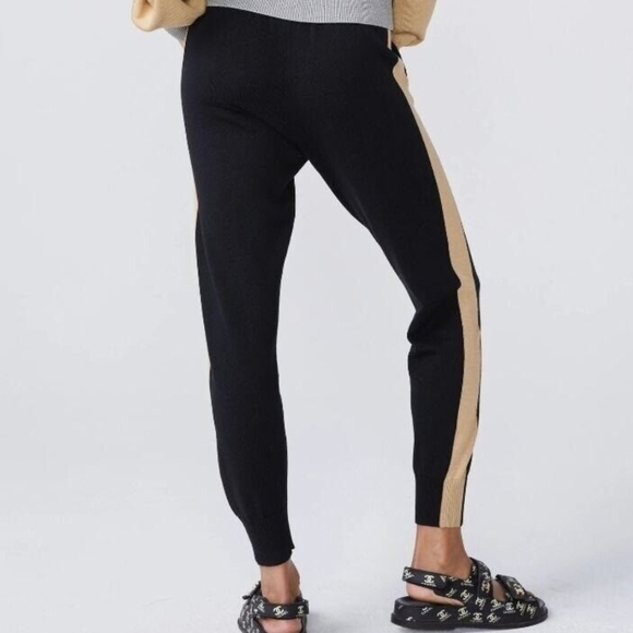 Monrow Color Block Knit Sweatpant Jogger Multi Women's XS - Picture 4 of 10